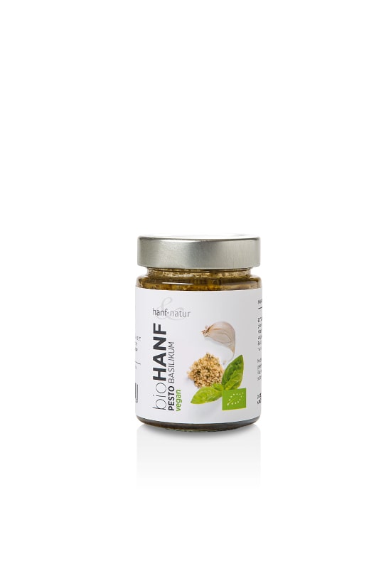Bio Hanfpesto Basilikum 150g Bio Hanfpesto Basilikum 150g