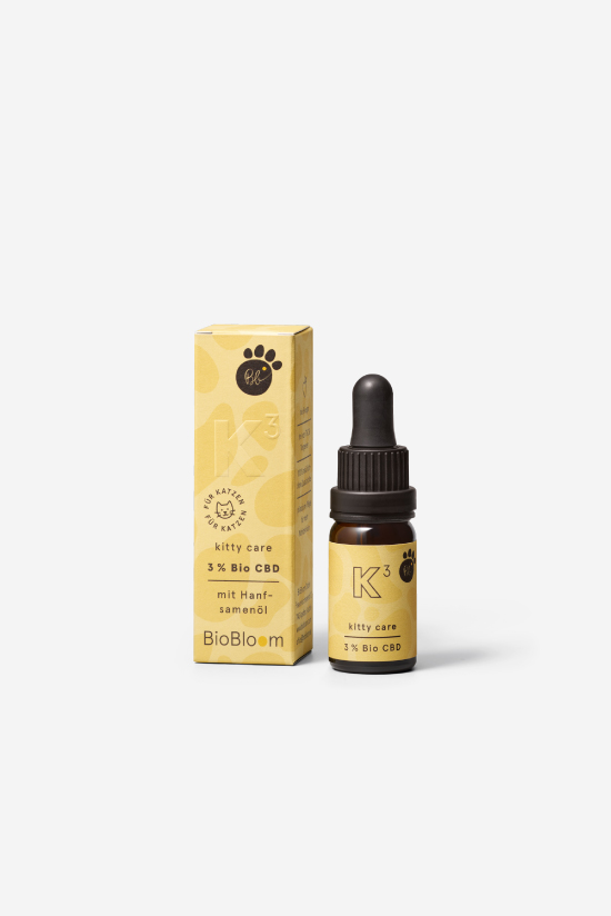 Hanf Bio CBD-Öl 3% Kitty Care für Katzen 10ml Hanf Bio CBD-Öl 3% Kitty Care für Katzen 10ml