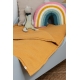 Hanf Kinder Quiltdecke senfgelb