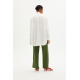 Oversize Damen Bluse Hanf Damen Oversize Bluse ecru