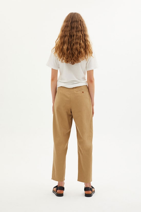 Hanf Damen Hose camel