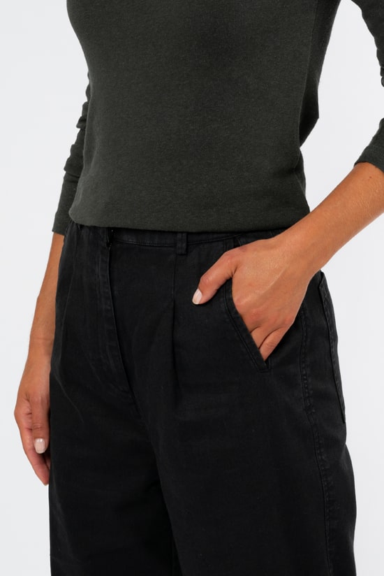 Hanf Damen Hose schwarz Hanf Damen Hose schwarz