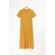 Hanf Jersey Kleid senfgelb Hanf Jersey Kleid senfgelb
