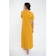 Hanf Jersey Kleid senfgelb Hanf Jersey Kleid senfgelb