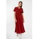Hanf Jersey Kleid rostrot Hanf Jersey Kleid rostrot