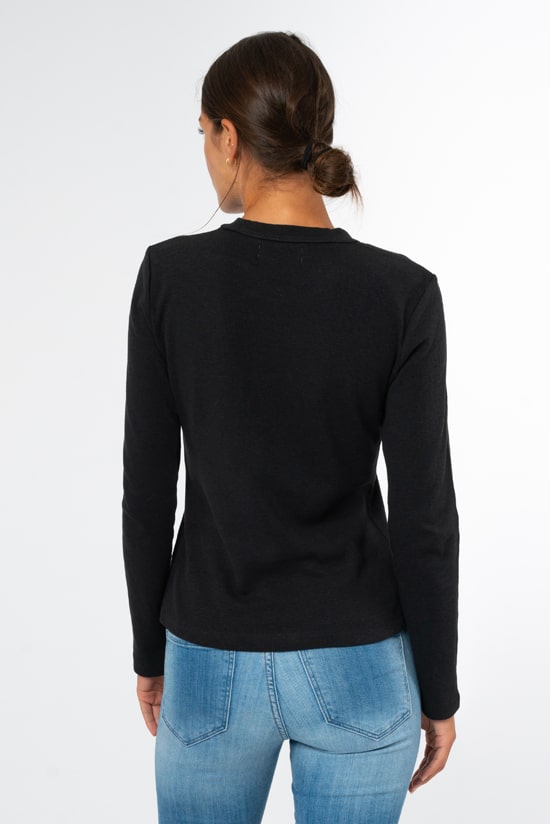 Hanf Damen Longsleeve schwarz Hanf Damen Longsleeve schwarz