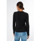 Hanf Damen Longsleeve schwarz Hanf Damen Longsleeve schwarz