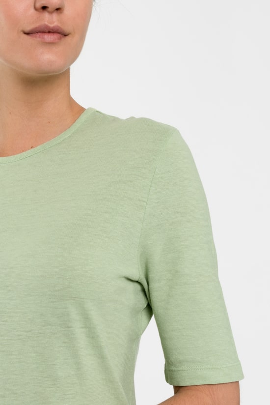 Hanf Damen T-Shirt hellgrün Hanf Damen T-Shirt hellgrün