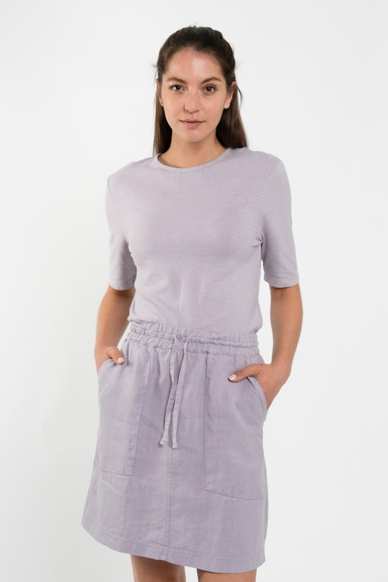 Hanf Damen T-Shirt flieder Hanf Damen T-Shirt flieder