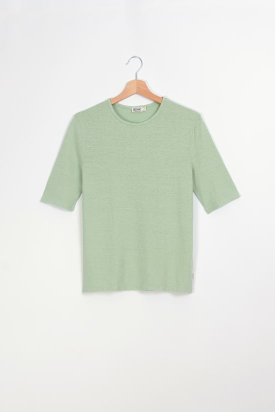 Hanf Damen T-Shirt hellgrün Hanf Damen T-Shirt hellgrün
