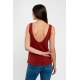Hanf Damen Tanktop rostrot Hanf Damen Tanktop rostrot