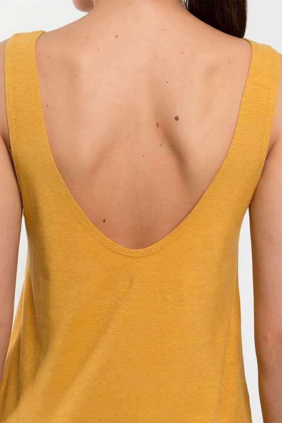 Hanf Damen Tanktop senfgelb Hanf Damen Tanktop senfgelb