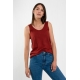 Hanf Damen Tanktop rostrot Hanf Damen Tanktop rostrot