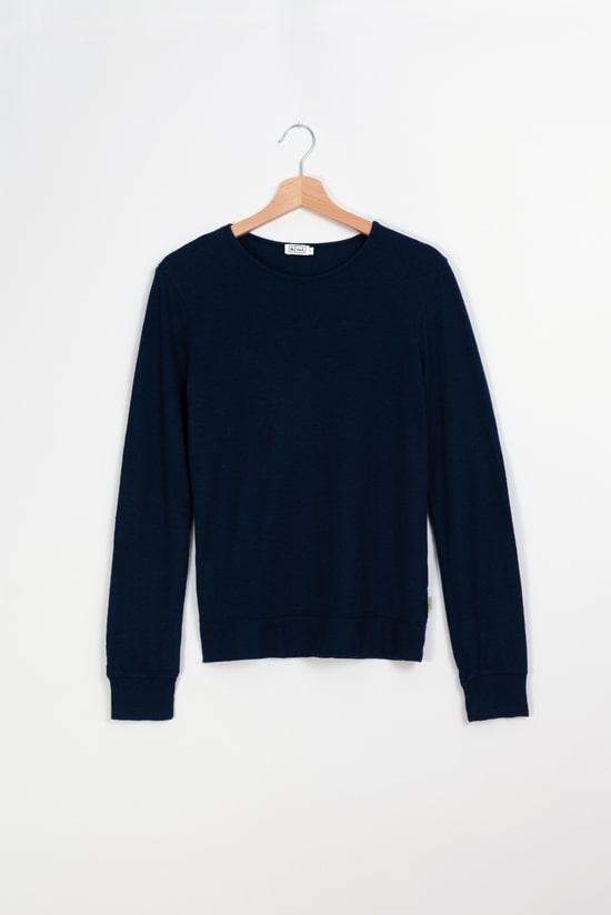 Hanf Damen Longsleeve navy Hanf Damen Longsleeve navy