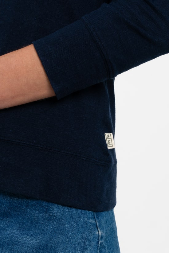 Hanf Damen Longsleeve navy Hanf Damen Longsleeve navy