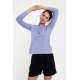 Damen Longsleeve Hanf Damen Longsleeve flieder