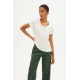 Hanf Damen T-Shirt weiß Hanf Damen T-Shirt weiß