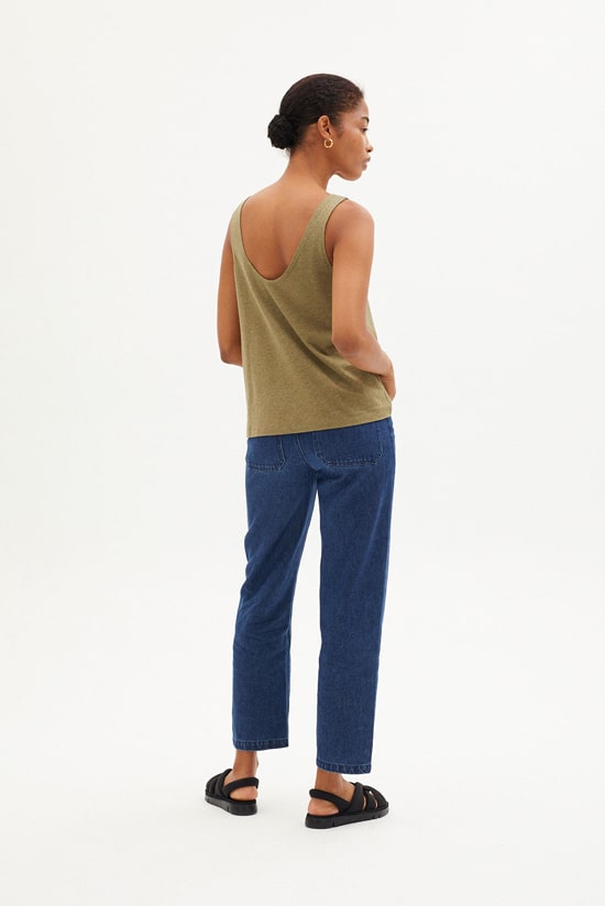 Hanf Damen Tanktop khaki Hanf Damen Tanktop khaki