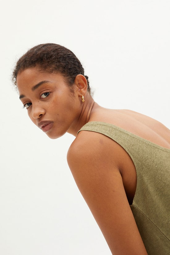 Hanf Damen Tanktop khaki Hanf Damen Tanktop khaki