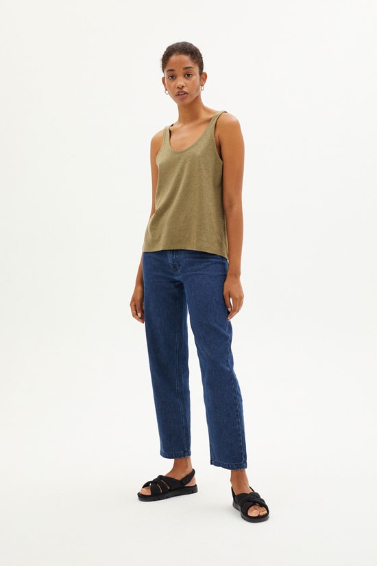 Hanf Damen Tanktop khaki Hanf Damen Tanktop khaki