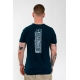 Hanf Herren Print T-Shirt petrol