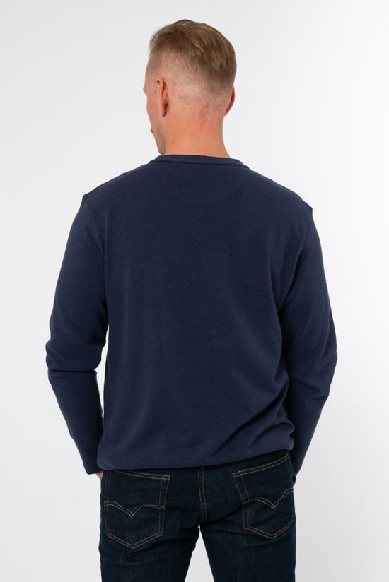 Hanf Herren Longsleeve navy