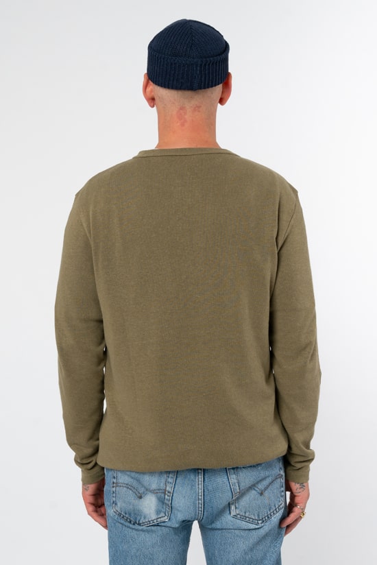 Hanf Herren Longsleeve khaki Hanf Herren Longsleeve khaki
