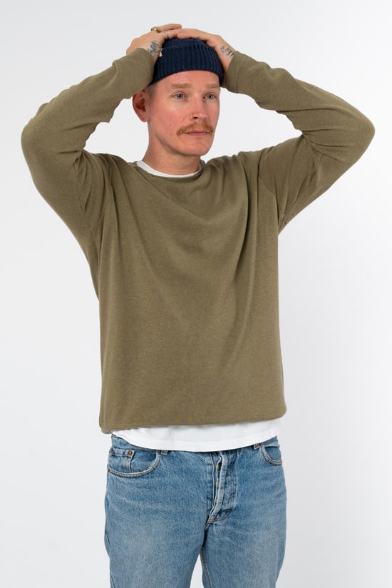 Hanf Herren Longsleeve khaki Hanf Herren Longsleeve khaki