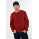 Hanf Herren Longsleeve rostrot