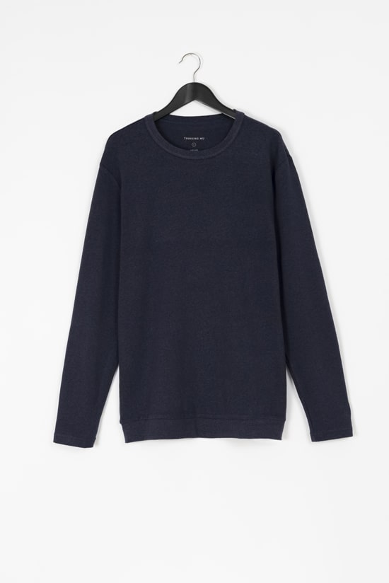 Hanf Herren Longsleeve navy