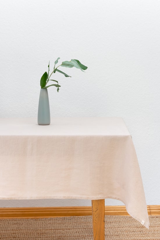 Hanf Tischdecke natur 140x250cm Hanf Tischdecke natur 140x250cm
