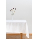 Hanf Tischdecke weiß 140x250cm